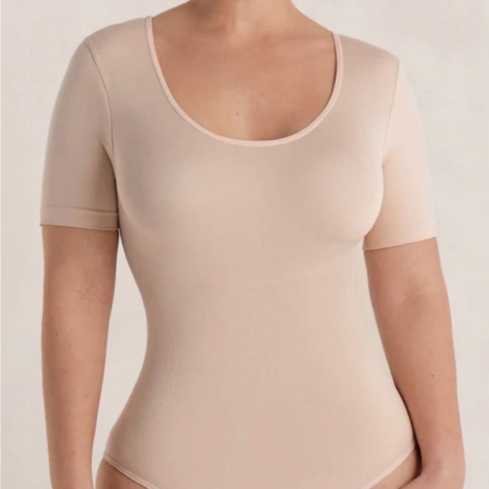 Shapermint Light Beige Shapewear Bodysuit
